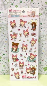 【震撼精品百貨】Rilakkuma San-X 拉拉熊懶懶熊~轉印貼紙-白色#19029