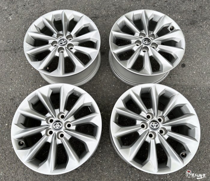 二手/中古鋁圈 豐田 16吋 5孔100 原廠 鈦銀 ALTIS WISH A秀EXSIOR PREMIO SIENTA 下