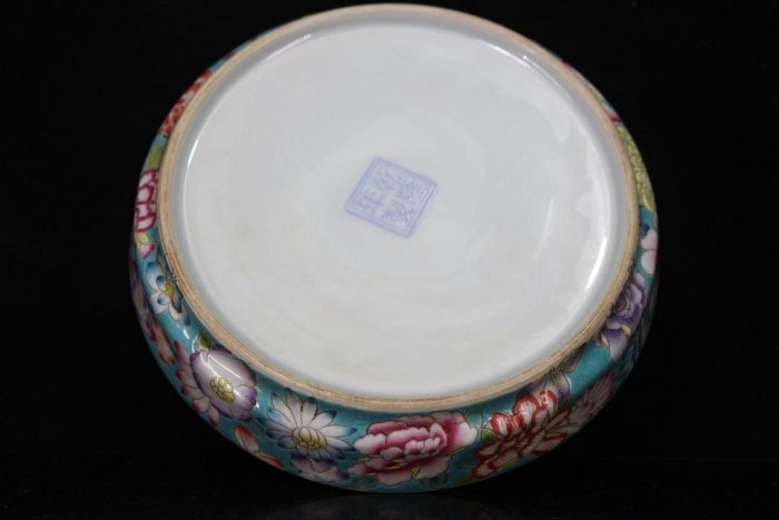 乾隆粉彩百花不落地洗寬14.8厘米高3厘米編號9800k57690549216禦窯