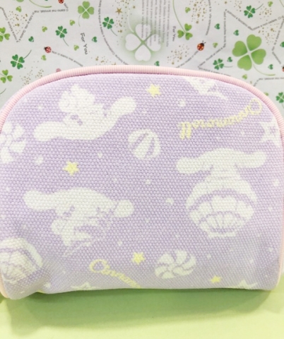 【震撼精品百貨】大耳狗 Cinnamoroll~Sanrio 大耳狗喜拿化妝包-紫貝殼#46621