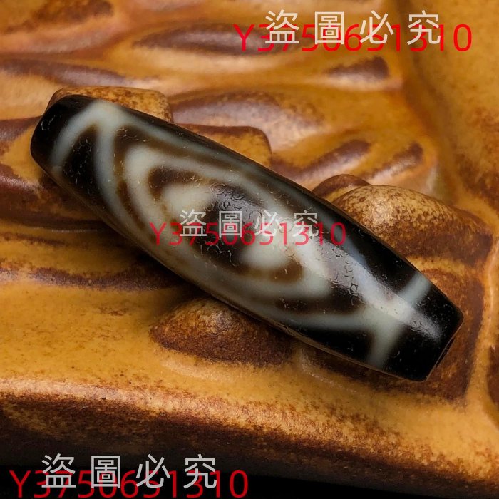 300藏區回流料高油漿佛眼天珠尺寸：38*11毫重量7.5克佛眼天古玩收藏天