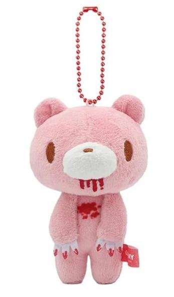 ＊日式雜貨館＊日本 GLOOMY BEAR 暴力熊 黑白熊 眼罩血粉熊 熊 血粉熊 愛心眼罩暴力熊  拼色暴力熊 16公分