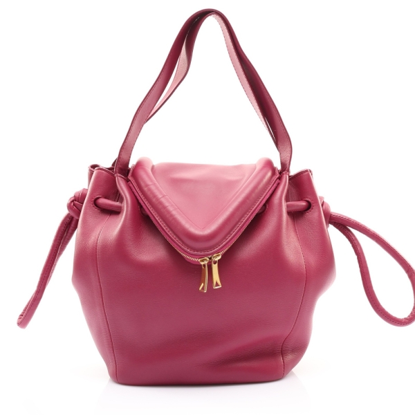 BOTTEGA VENETA BV 寶緹嘉 Beak 肩背包 紫色 羊皮 二手精品 【二手名牌BRAND OFF】
