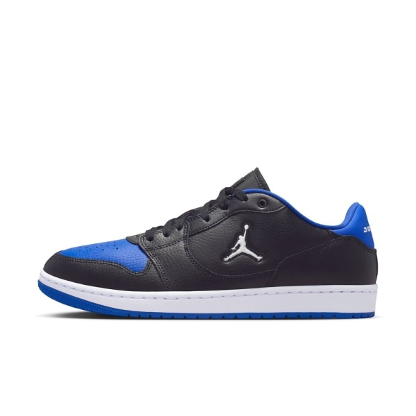 NIKE 休閒鞋 JORDAN COURT CONNECT LOW 黑藍 皮革 復古 男 IQ5698-002