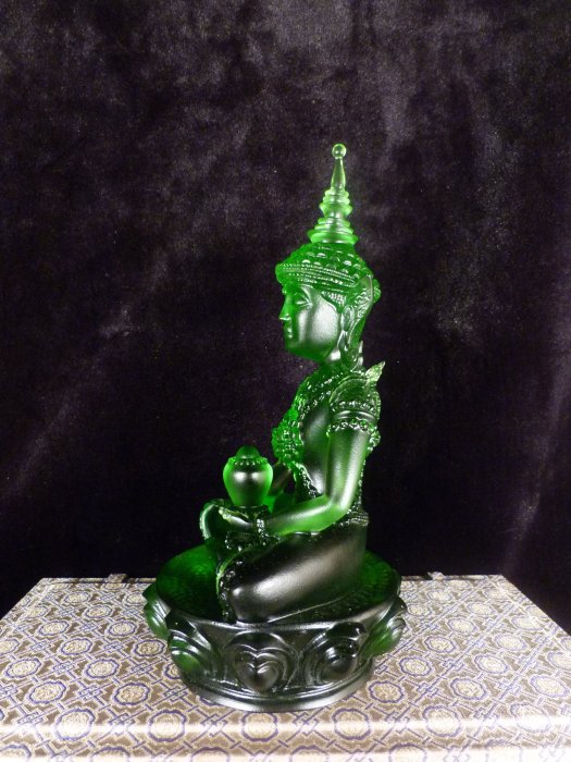 古玩軒~琉璃賞件.琉璃收藏品.琉璃光藥師佛(非LIULI 琉璃工房.琉璃工坊