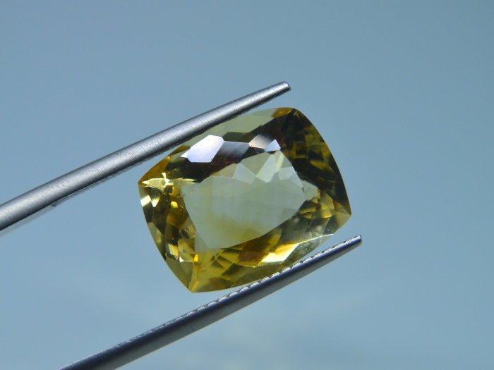 《黃水晶專區》《裸石》天然 枕型切角黃水晶 Citrine裸石 戒面   7.55CT