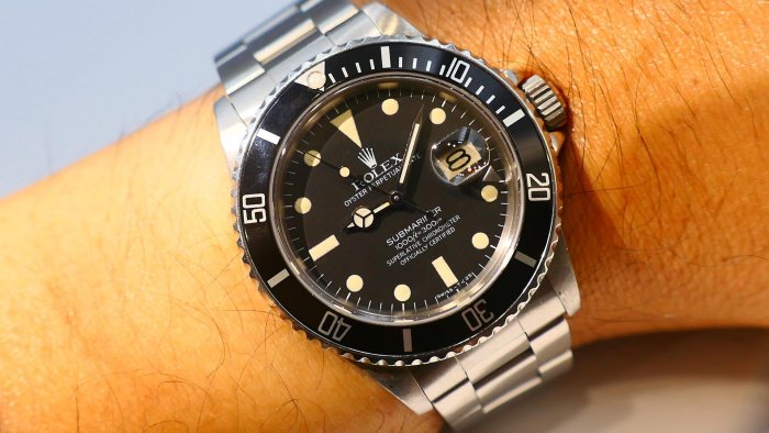 【美好時光】膏藥面黑水鬼1982年份ROLEX勞力士16800超美品 ( 1680 5513 16800 1665 參考）