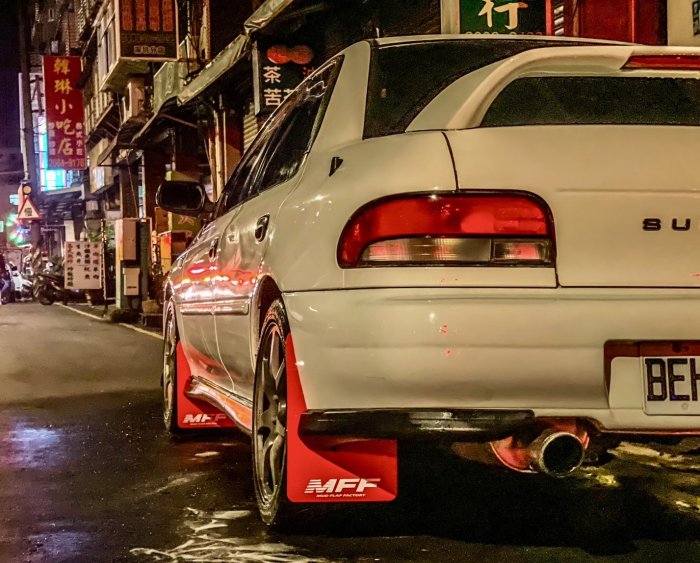 ☆光速改裝精品☆日本 MFF Rally 軟膠 擋泥板 SUBARU GC8 GF8