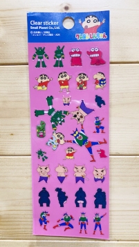 【震撼精品百貨】蠟筆小新 Crayon Shin-chan~蠟筆小新貼紙-粉*43126