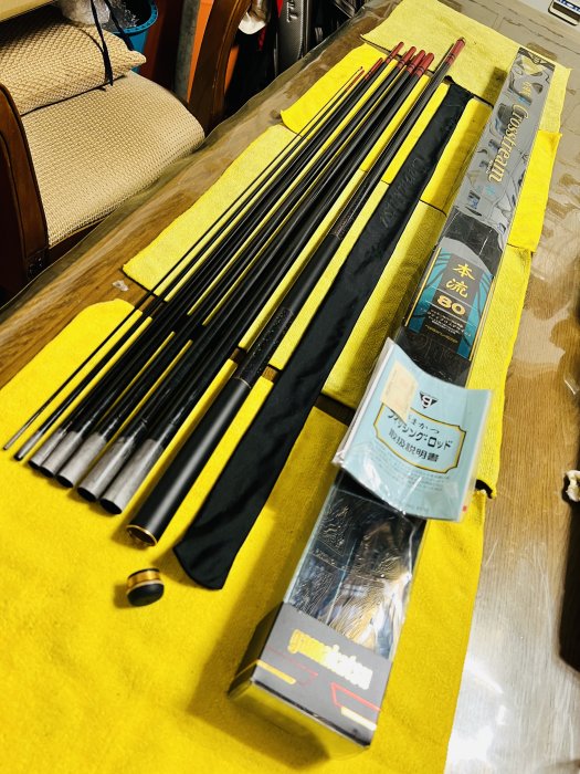 日本製 GAMAKATSU がま渓流 CROSSSTREAM 本流 8.0 27尺 溪流竿 本流竿 免運可刷卡