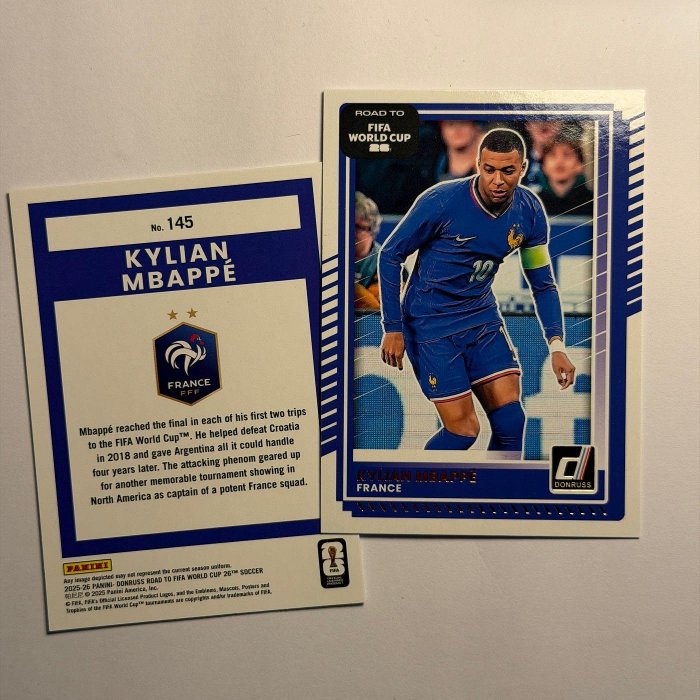 ［KYLIAN MBAPPÉ］2026 Panini Donruss road To FIFA World Cup世界盃 法國 🇫🇷