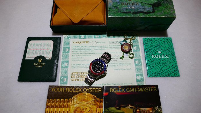 【美好時光】盒單齊T25版本大全配整套收藏!ROLEX 16710紅藍圈GMT兩地時間腕錶 ( 16700 116710 126710參考)