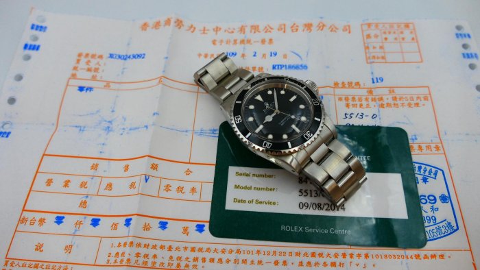 【美好時光】罕見1984年份勞力士ROLEX 5513 Glossy Dial美品勞服已驗證( 14060 14060M參考)