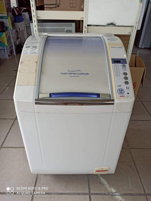 桃園國際二手貨中心----日本製~ 三洋 AWD-1068ST  滾筒式  洗脫烘洗衣機  10/7kg