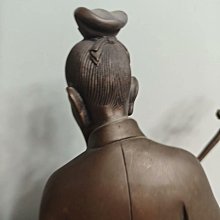 嚴選銅制東方朔雕像，40公分高細節生動，重量驚人適合收藏東方朔銅雕