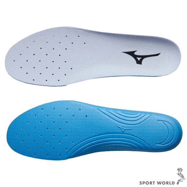 Mizuno 美津濃 鞋墊 Aspire Elon發泡材 台灣製 白藍【運動世界】J3TA240209Q