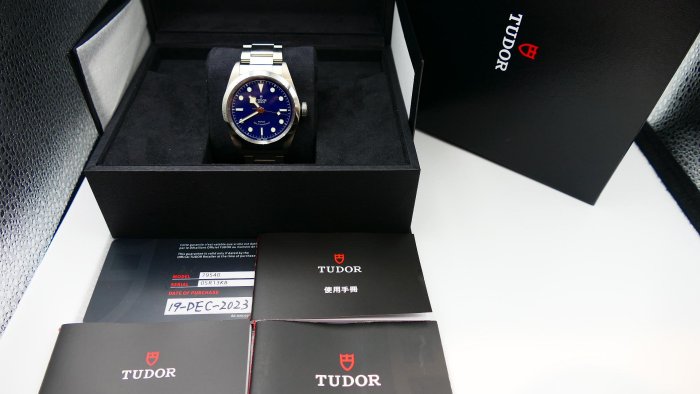 【美好時光】超高CP值！TUDOR 79540 帝舵Black Bay 41mm藍面盒單齊超美品！