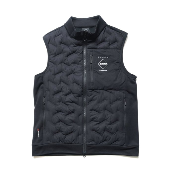 ジャケット・アウター FCRB POLARTEC POWER STRETCH HYBRID VEST b0a0f92f-7805-465a-b8c2-