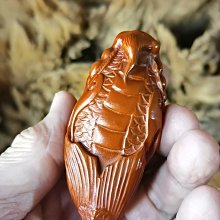 黃楊木雕手把件御龍手把件，高8直徑3.5公分，重約39克，輕微瑕疵，不