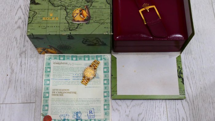 【美好時光】ROLEX勞力士18388 盒單全 Pleiades 昴宿星團紅寶石滿天星面盤!