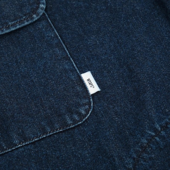 希望商店】WTAPS WCPO 01 LS COTTON DENIM 22AW 重磅水洗丹寧襯衫