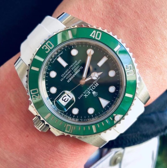 老P玩錶  RUBBER B 白色 多色可代訂 勞力士 綠水鬼 黑水鬼 daytona ㄇ字扣 20mm