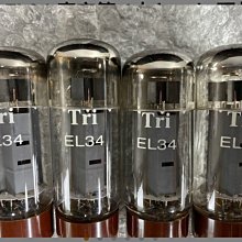 真空管14.TRI製テスラE34L (6CA7=EL34) 真空管2本元箱付綺麗です2只