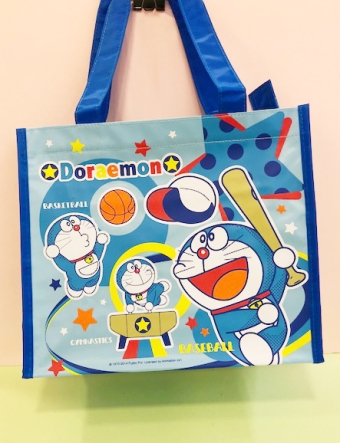 【震撼精品百貨】Doraemon 哆啦A夢~Doraemon環保提袋-運動圖案