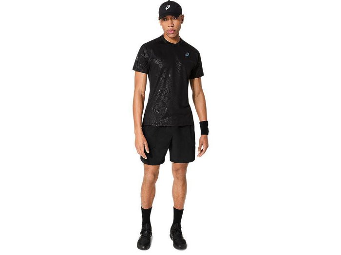 【曼森體育】ASICS 亞瑟士 短袖上衣 男款 ACTIBREEZE 美網 海外版 網球上衣 2041A352-001