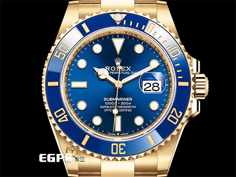 【永生流當品】2023單  ROLEX 勞力士 126618 LB 陶瓷框 黃金 藍色面 藍水鬼 HGZ3712
