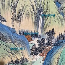 編號KAT一169精品四尺中堂畫張大千山水畫手繪之作實物攝—圖—物【藝海拾