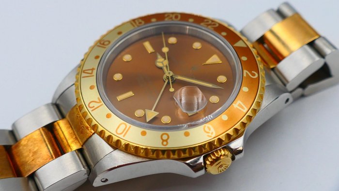 【美好時光】罕見Tiger Eye沙士面ROLEX勞力士16713盒單全16753 116713參考