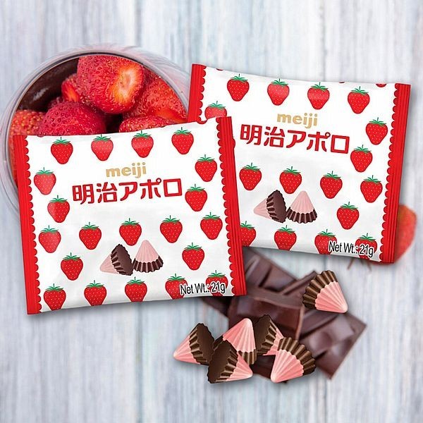 meiji 明治 阿波羅草莓可可粒(21g)【小三美日】 DS024459 零食 甜點 甜食 生理期