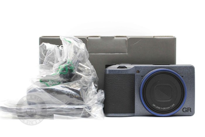 【高雄青蘋果3C】 RICOH GRIIIx 海神藍標準版 二手相機 快門數:46X 二手相機#97489