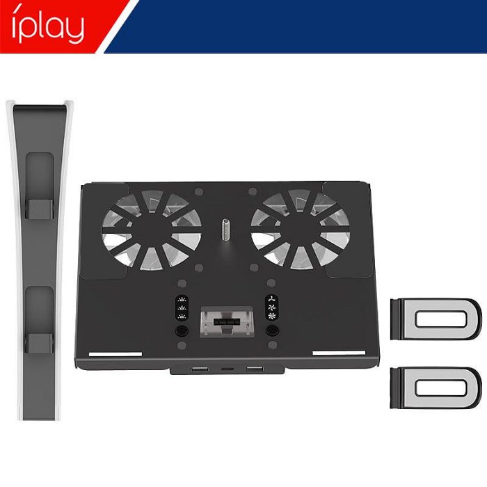 PS5pro/PS5slim主機墻式散熱風扇支架PS5手柄座充耳機VR收納掛架