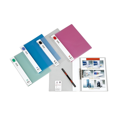 Flying 雙鶖牌 NO.1712 A4 透明斜紋中間彈簧夾 X 12個入