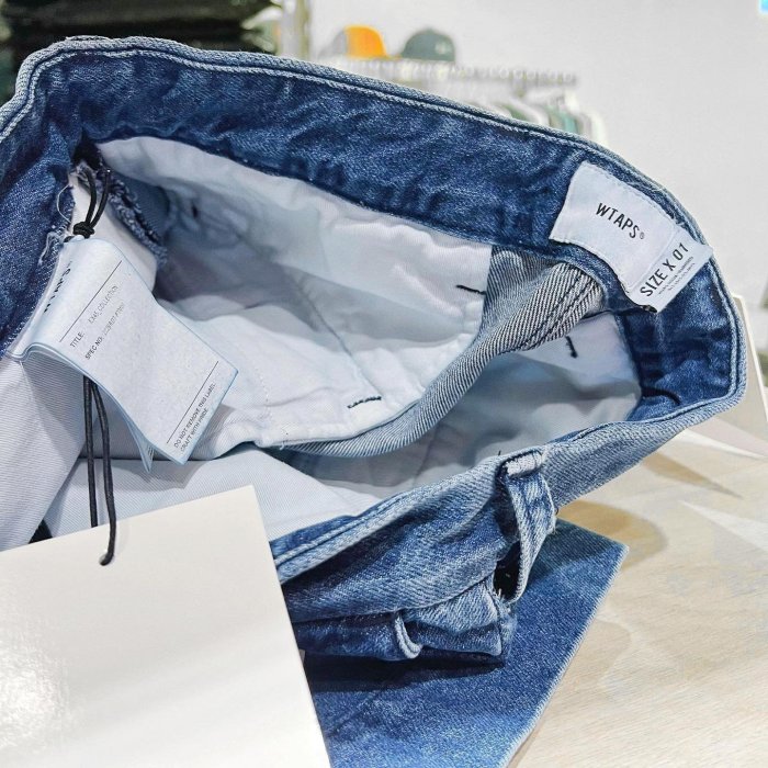 希望商店】WTAPS UNION TROUSERS COTTON.DENIM 22AW 錐型寬鬆