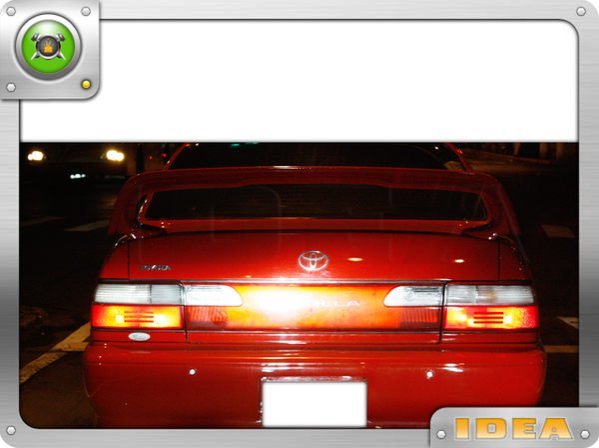 泰山美研社 b114 TOYOTA 93-97 COROLLA 卡樂那客製改裝尾翼