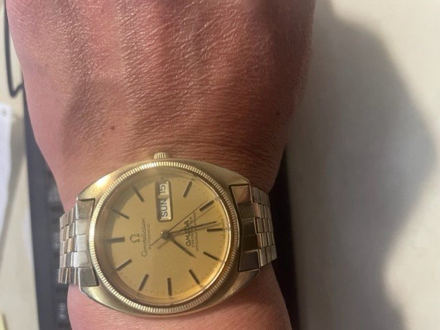 收藏品omega 骨董天文台 18k套金錶 品項超新 18k金狗牙圈 cal 751 剛保養超準 全網最低價