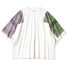 山東:Kapital Bandana T-Shirt 變形蟲圖騰設計隨時斷貨五分袖