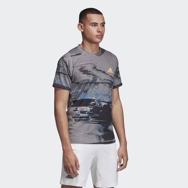 T.A】 國外限定款Adidas Printed Tennis Crew 網球排汗球衣Zverev 比賽