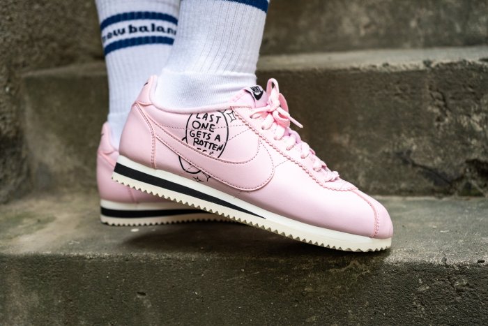 last one gets a rotten egg nike cortez