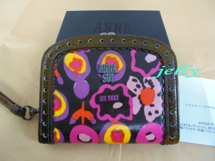 專櫃真品 ANNA SUI 皮夾 賣場另有Crystal Ball . clathas