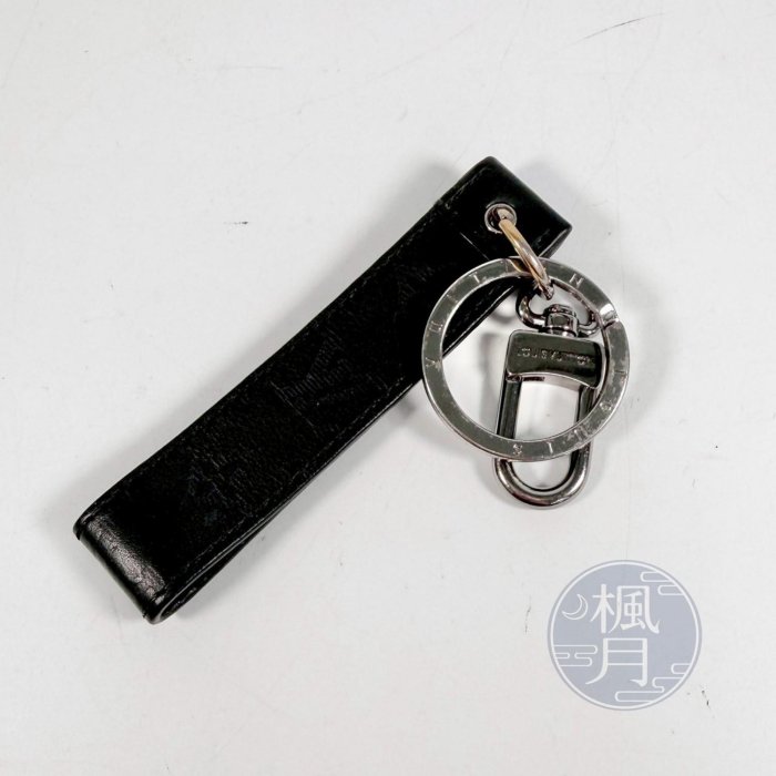 一元起標1/21】LOUIS VUITTON LV M68675 黑皮革鑰匙圈| Yahoo拍賣