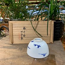 二代三浦竹泉平安竹泉作山水人物青花杯| Yahoo拍賣