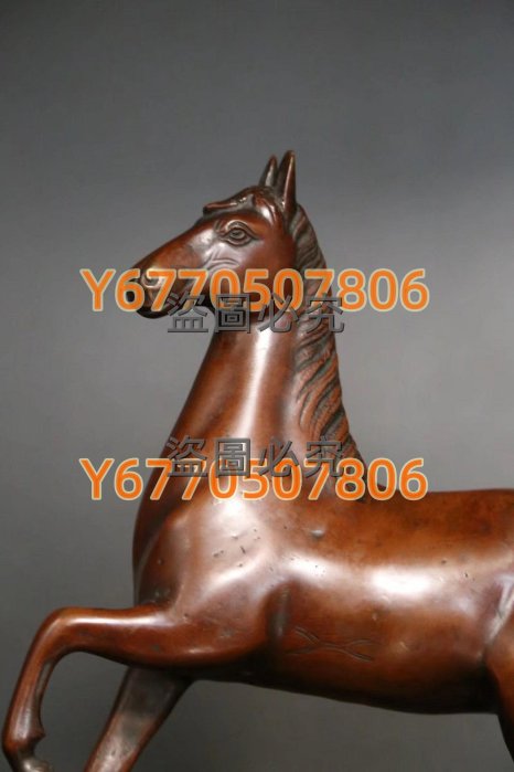 中国古美術 旧蔵 鍍金銅馬 精銅製 鍍金装飾 彫刻馬像 置物 純手作り 古美味 日本金工師長清作《黃銅制銅馬置物》生肖馬雕塑. 日本古董銅像置物銅馬