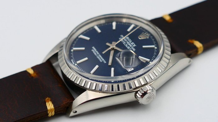 【美好時光】罕見特殊靛藍色面!ROLEX勞力士經典款1603自動上鏈1570機芯 ( 1601 16014 16234等參考)