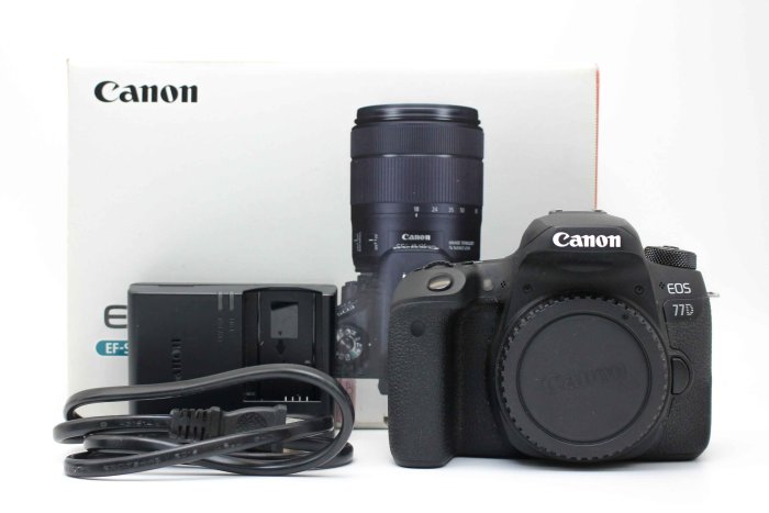 【台南橙市3C】Canon EOS 77D 單機身 公司貨 2420萬 APS-C 二手相機 快門數48XX次 #93024