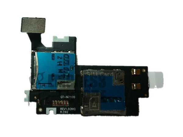 *【妃小舖】臺南故障維修 三星 NOTE2 N7100 SIM卡槽排線 SIM卡座 無法讀取 TF卡 MICRO SD