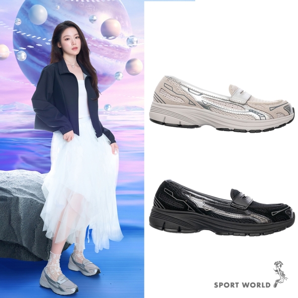 Skechers 休閒鞋 女鞋 舒華代言款 VAR CITY 銀/黑【運動世界】159305SIL/159305BBK